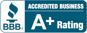 BBB Accredited business with an A+ Rating