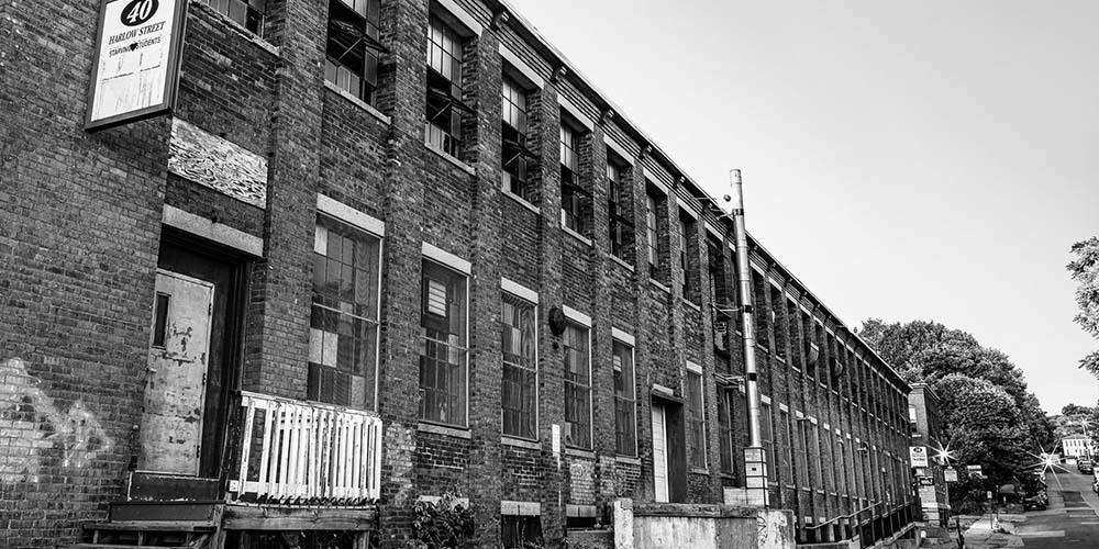 Old Worcester mill buildings - prior location of 900 Industries